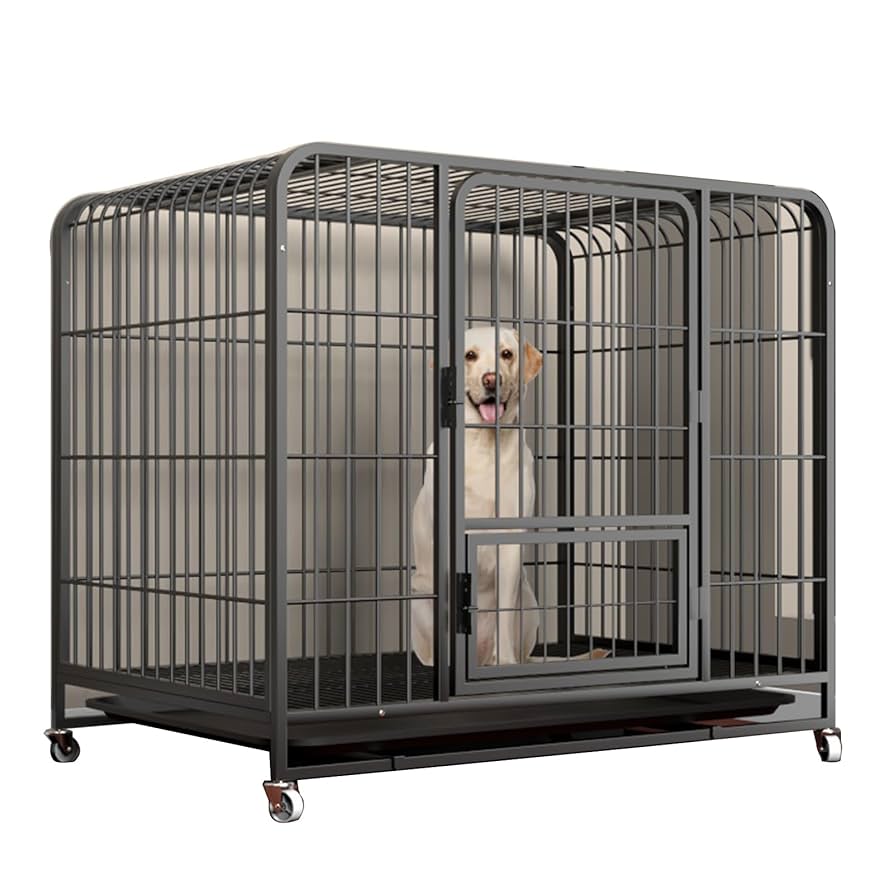 犬用ケージ 中型犬・大型犬用 PRECISION 犬用ケージ ステンレス製 中型犬 大型犬 ケージ 犬小屋 頑丈